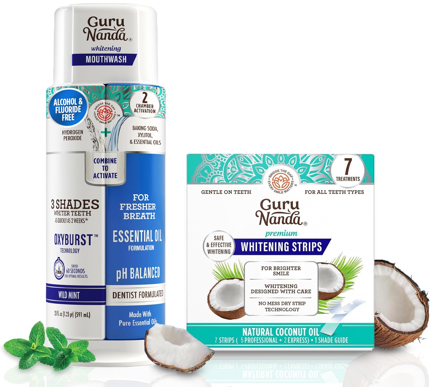Amazon.com : GuruNanda Whitening Wonder Duo, Dual Barrel Oxyburst